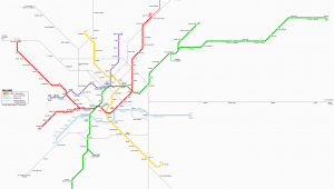 Milan Italy Subway Map Milano Metro Map