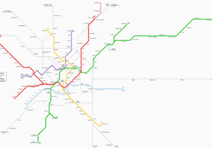 Milan Italy Subway Map Milano Metro Map