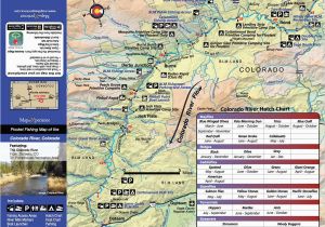 Mile Marker Map Colorado Colorado Fishing Map Bundle Fishing Maps Fly Fishing Maps