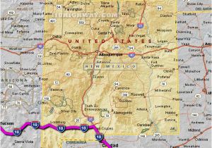 Mile Marker Map Texas Road Map Of Texas and New Mexico Business Ideas 2013