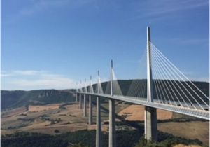 Millau Viaduct France Map Just A Standard Photo From the View Point It Really is A Sight to