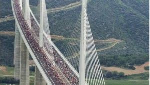 Millau Viaduct France Map Runner S Marathon On Millau Viaduct Bridge France Thanks but Not