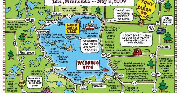 Mille Lacs Minnesota Map Fun Maps Usa