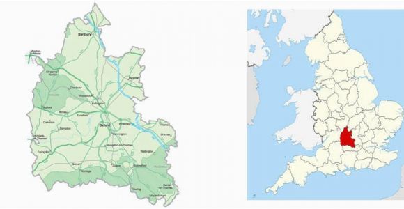 Milton Keynes England Map Map Of Oxfordshire Visit south East England