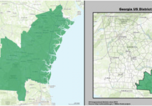 Minnesota 1st Congressional District Map United States Congressional Delegations From Georgia Wikipedia