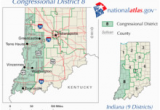 Minnesota 8th Congressional District Map Indiana S 8th Congressional District Wikipedia