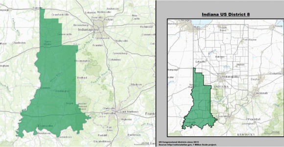 Minnesota 8th Congressional District Map Indiana S 8th Congressional District Wikipedia