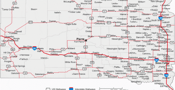 Minnesota and north Dakota Map Map Of south Dakota Cities south Dakota Road Map