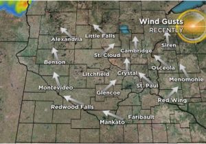 Minnesota Average Wind Speed Map Metro Wind Gusts Wcco Cbs Minnesota