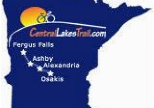 Minnesota Bike Map Central Lakes Trail Minnesota Trails Osakis Fergus Falls
