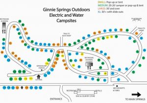 Minnesota Campgrounds Map Camp Sites at Ginnie Springs Outdoors Camping Florida