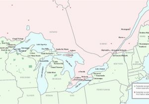 Minnesota Canada Border Map Map Of Us and Canada Border Download Usa Major tourist attractions