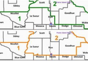 Minnesota Congressional Map 1st Congressional District now Stretches Just to the Winona County