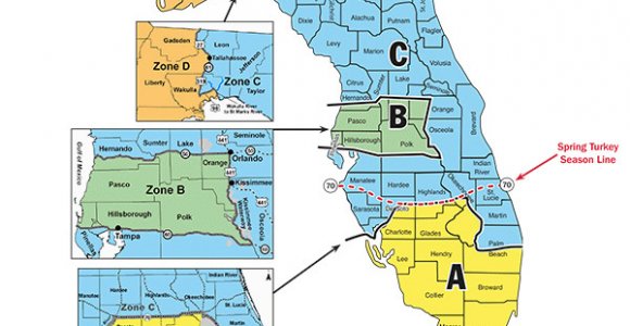 Minnesota Deer Hunting Zones Map 2014 Hunt Zones Map Hunting In Florida Deer Hog and Turkey Map