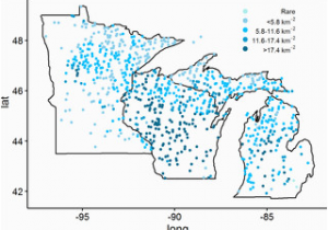 Minnesota Deer Population Map Quantifying Impacts Of White Tailed Deer Odocoileus Virginianus