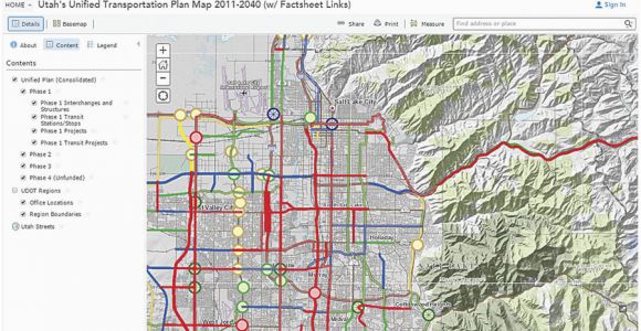 Minnesota Department Of Transportation Road Conditions Map Putting Utah S Transportation Data Online Arcnews