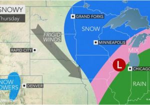 Minnesota Driving Conditions Map Snow Ice to Unleash Treacherous Travel Over north Central Us