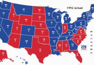 Minnesota Election Map Presidential Election Of 1992