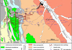 Minnesota Geological Map Detailed Geological Map Of the Mine area Showing the Download