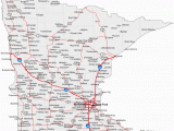 Minnesota Highway and Road Map Mn County Maps with Cities and Travel Information Download Free Mn