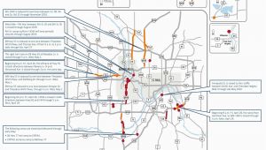 Minnesota Highway Construction Map Closures On I 35w Lane Reductions Throughout Metro area This Weekend