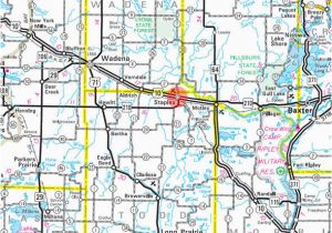 Minnesota Highway Construction Map Guide to Staples Minnesota