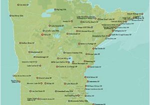 Minnesota Hiking Trails Map Amazon Com Best Maps Ever Minnesota State Parks Map 11×14 Print