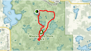 Minnesota Hiking Trails Map Grass Lake and Bass Lake Loop Minnesota Alltrails