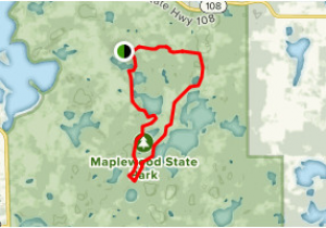 Minnesota Hiking Trails Map Grass Lake and Bass Lake Loop Minnesota Alltrails