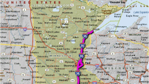 Minnesota Hwy Map I 35 Minnesota Interstate 35 State Map Minnesota Map