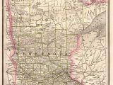 Minnesota On A Map Details About 1886 Antique Minnesota Map State Map Of Minnesota