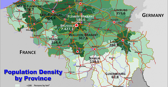 Minnesota Population Density Map Belgium Country Data Links and Map by Administrative Structure