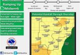 Minnesota Precipitation Map Noon Update Mostly Cloudy Skies Will Lead Up to Rain Overnight