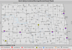 Minnesota Road Conditions Maps Nddot Nd Roads Nddot S Mobile Travel Information App
