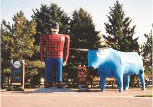 Minnesota Roadside attractions Map Paul Bunyan and Babe the Blue Ox Wikipedia