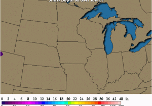 Minnesota Snow Depth Map Snow Depth Wcco Cbs Minnesota