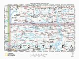 Minnesota south Dakota Border Map Missouri River Drainage Basin Landform origins In south Dakota Usa