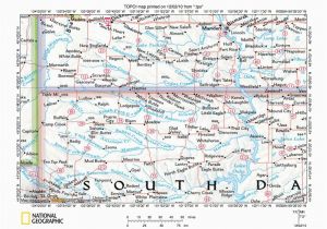 Minnesota south Dakota Border Map Missouri River Drainage Basin Landform origins In south Dakota Usa