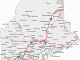 Minnesota State Map with Cities Map Of Maine Cities Maine Road Map