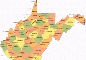 Minnesota State Map with Counties West Virginia County Map