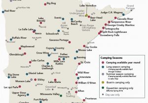 Minnesota State Park Map Minnesota State Park Camping Seasons Minnesota Dnr Camping