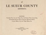 Minnesota township Range Map Map Plat Book Of Le Sueur County Minnesota Showing township