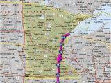 Minnesota Travel Map I 35 Minnesota Interstate 35 Minnesota Map State Map