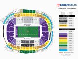 Minnesota Vikings Stadium Map Vikings Seating Chart at U S Bank Stadium Minnesota Vikings