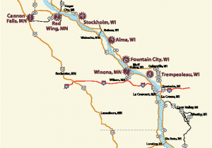 Minnesota Wine Trail Map Wi Great River Road Wine Trail 9 Wineries Travel Wi