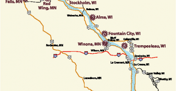 Minnesota Wine Trail Map Wi Great River Road Wine Trail 9 Wineries Travel Wi