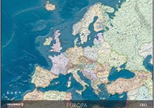 Mio Maps Europe Free Download Columbus Geo Europa Politisch Mit Meeresrelief Planokarte