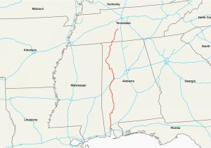 Mississippi and Tennessee Map Map Of Alabama Mississippi and Tennessee U S Route 43 Wikipedia