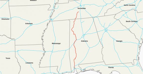 Mississippi and Tennessee Map Map Of Alabama Mississippi and Tennessee U S Route 43 Wikipedia