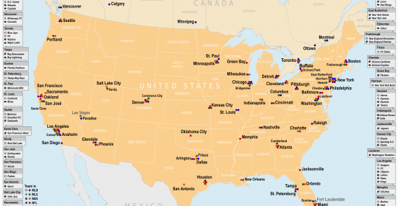 Mls Map Canada Sports In the United States Wikiwand